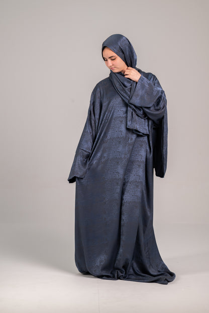 Navy Blue New Cotton-Satin Esdal