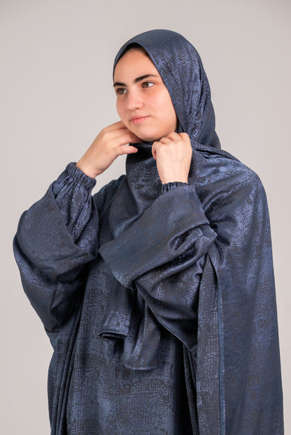 Navy Blue New Cotton-Satin Esdal