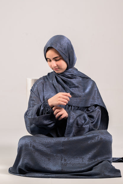Navy Blue New Cotton-Satin Esdal