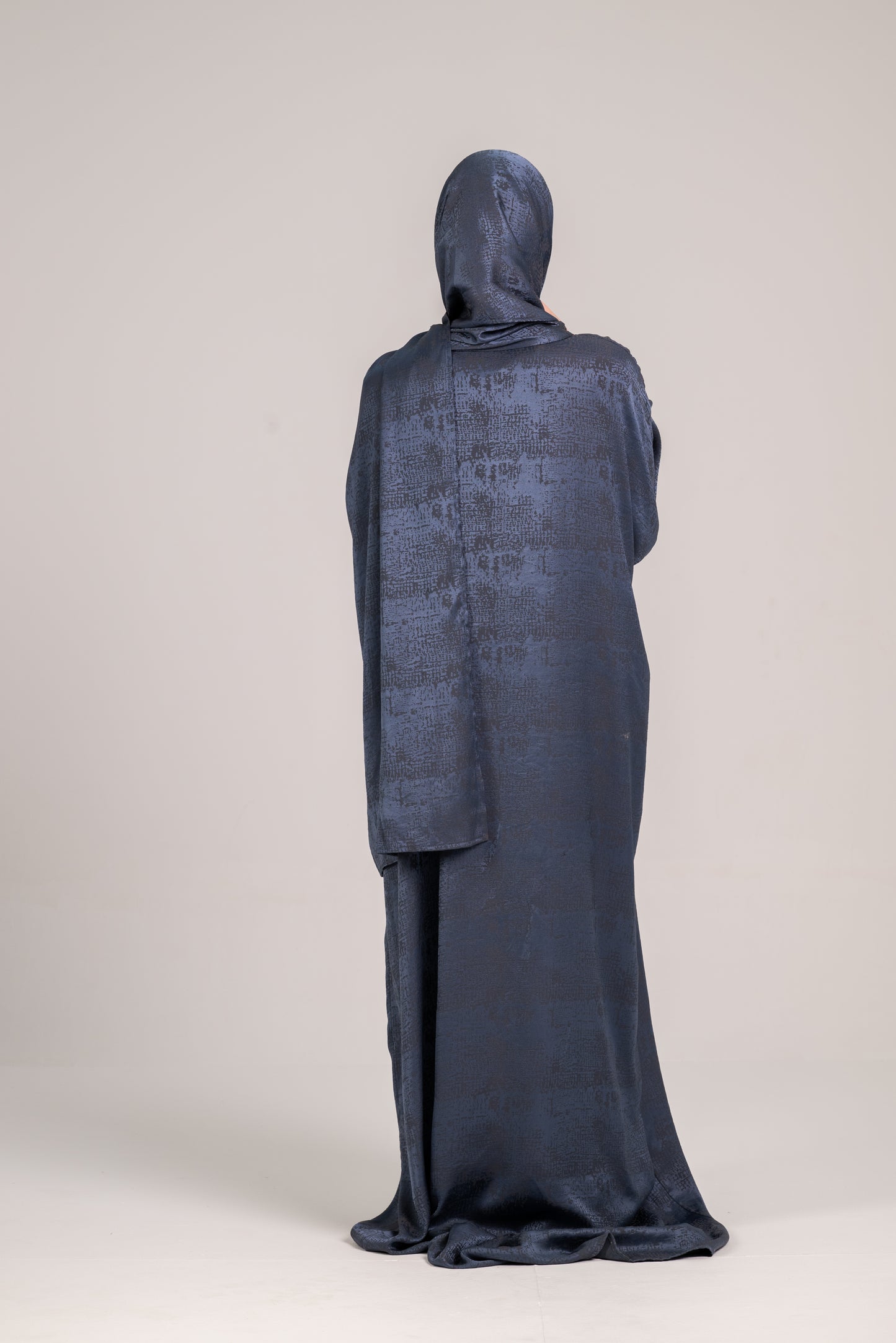 Navy Blue New Cotton-Satin Esdal