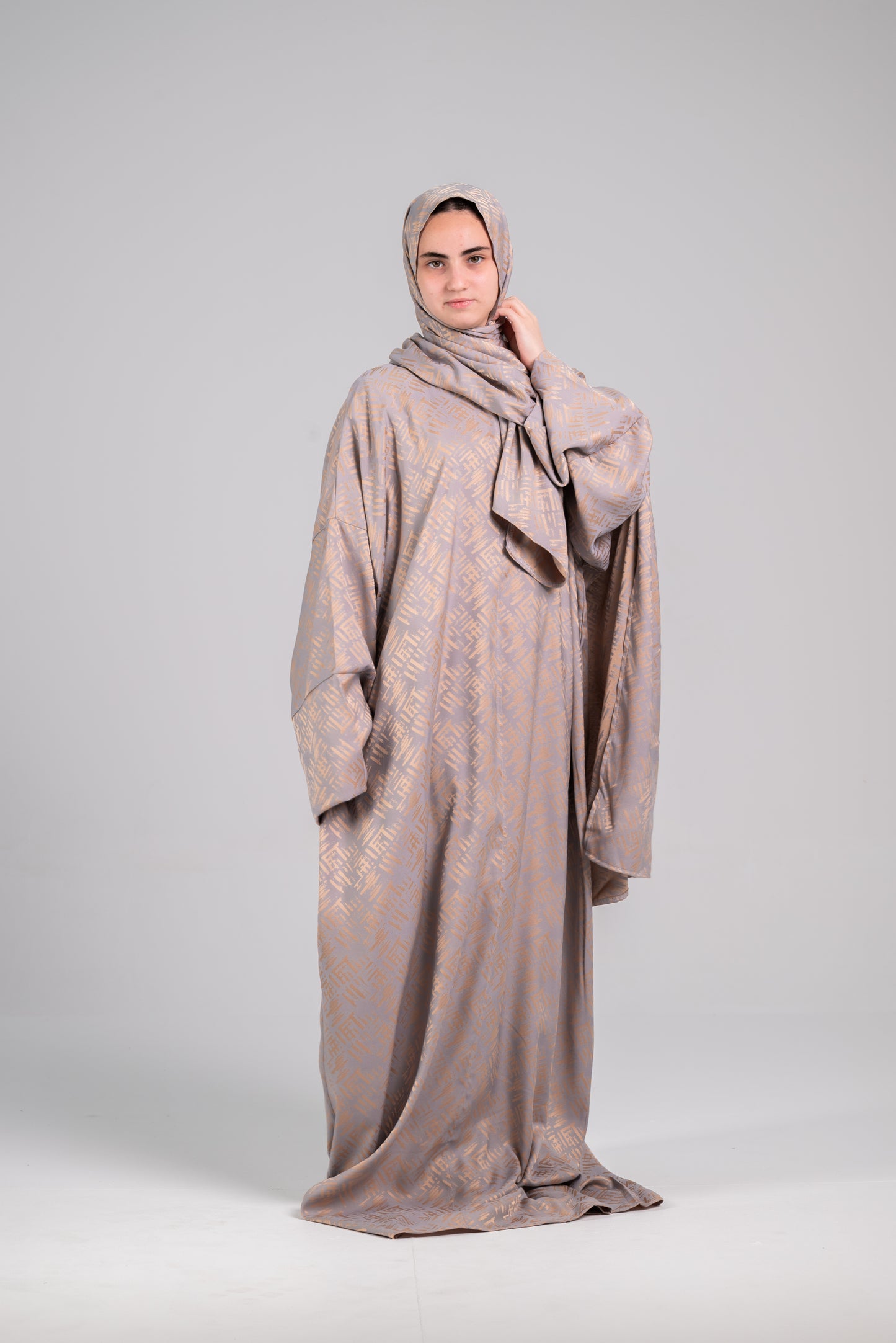Taupe Gold New Cotton-Satin Esdal