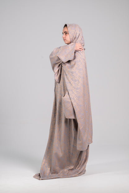 Taupe Gold New Cotton-Satin Esdal