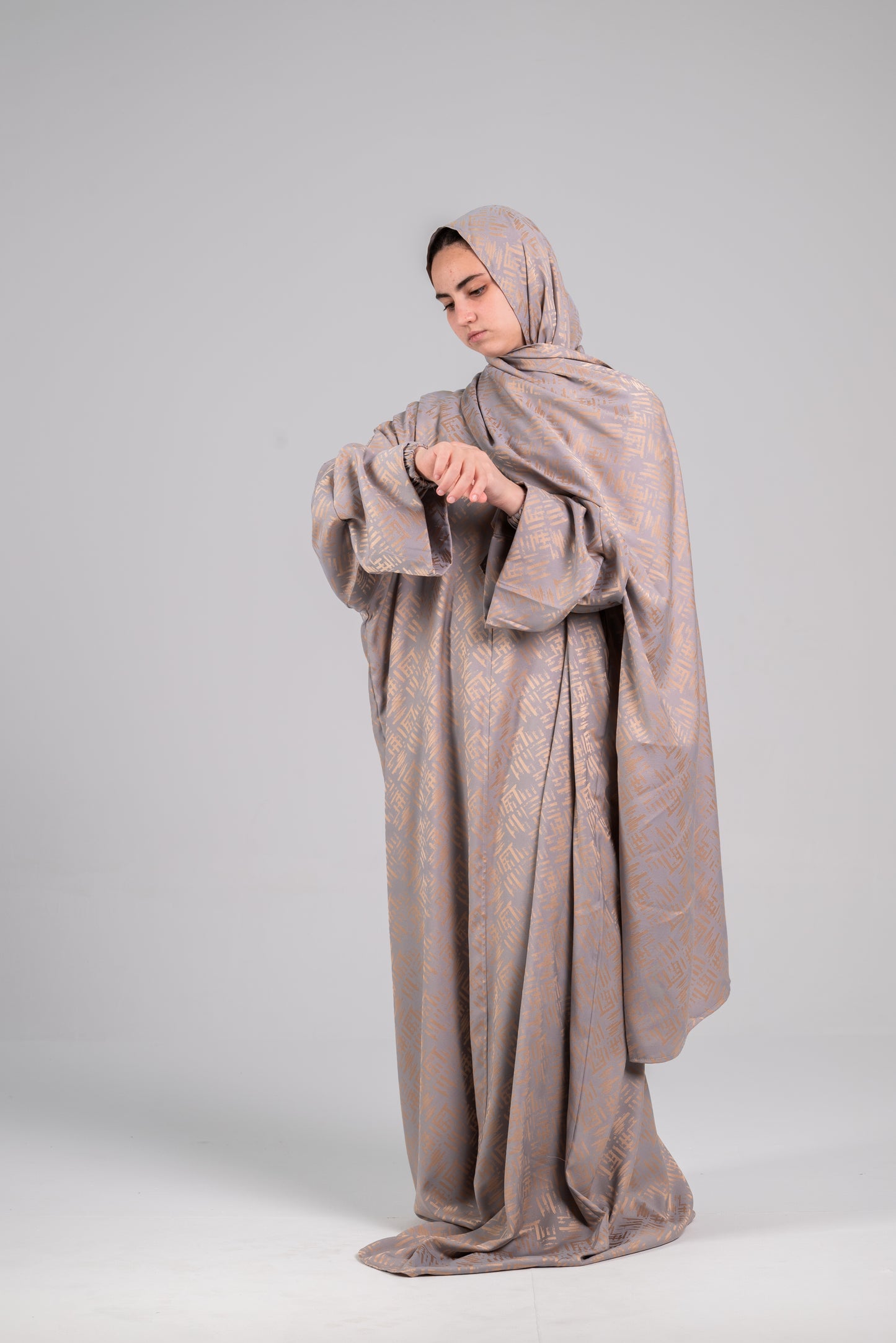 Taupe Gold New Cotton-Satin Esdal