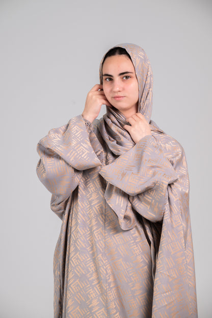 Taupe Gold New Cotton-Satin Esdal