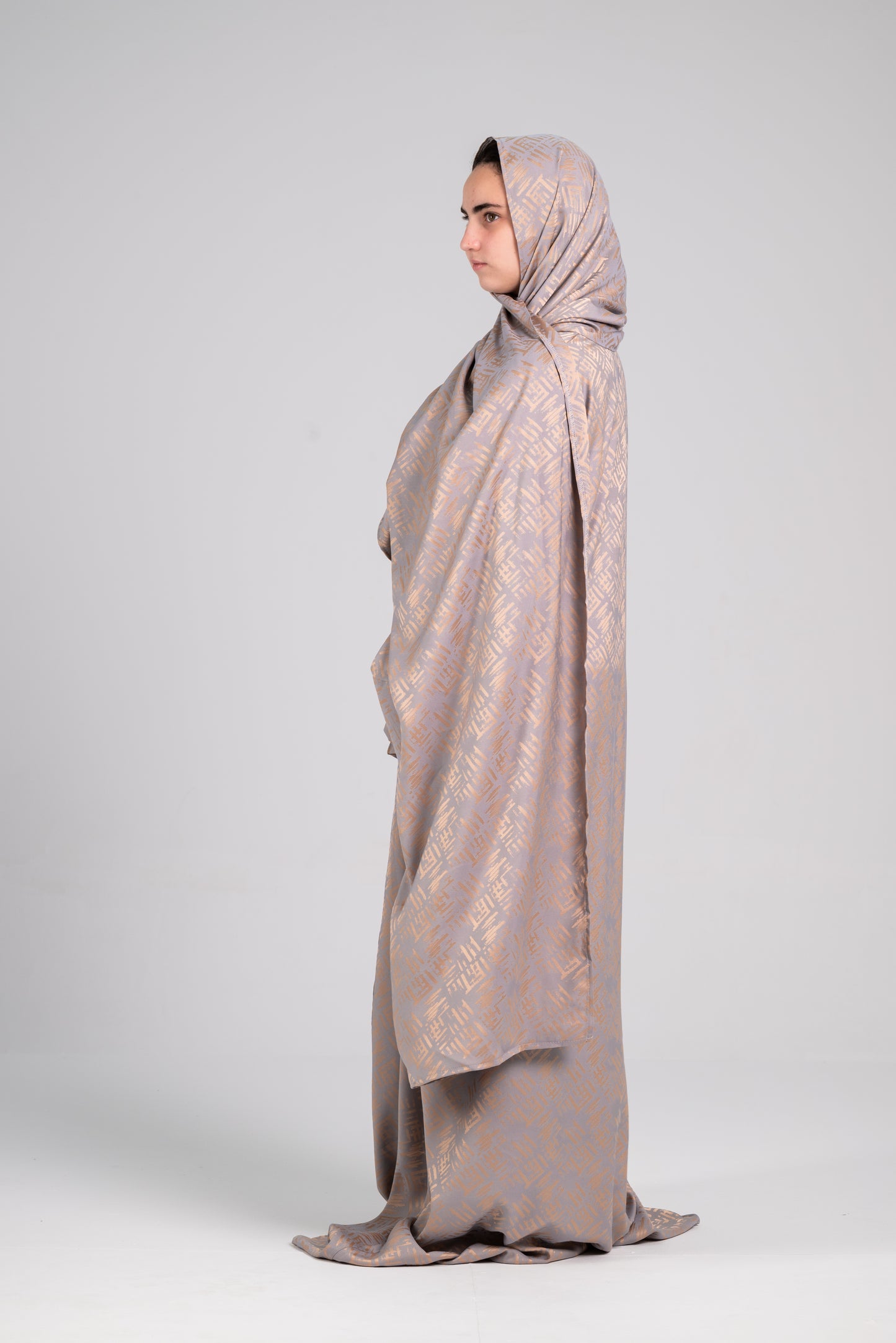 Taupe Gold New Cotton-Satin Esdal