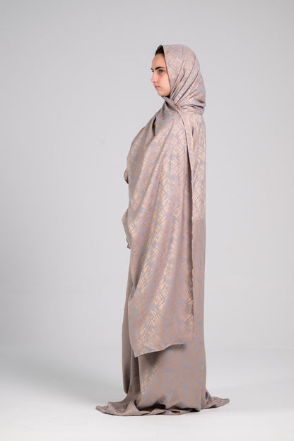 Taupe Gold New Cotton-Satin Esdal