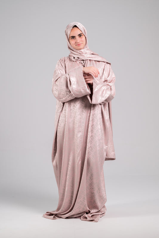 Blush Pink Print New Cotton with satin esdal